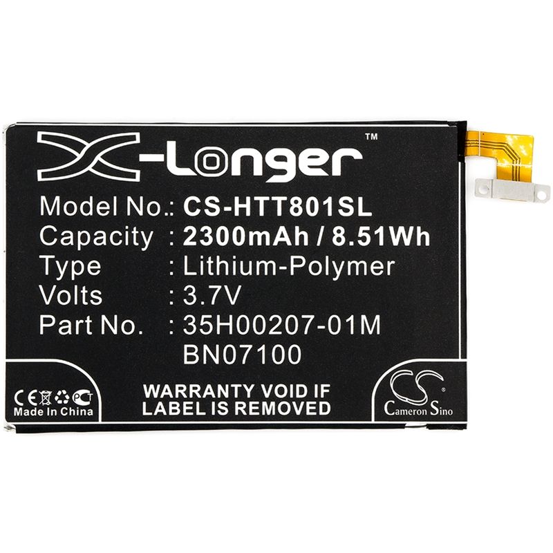 Li-Polymer Battery fits Google, play edition, htc, 6500lvw 3.7V, 2300mAh Mobile & SmartPhone Cameron Sino Technology Limited