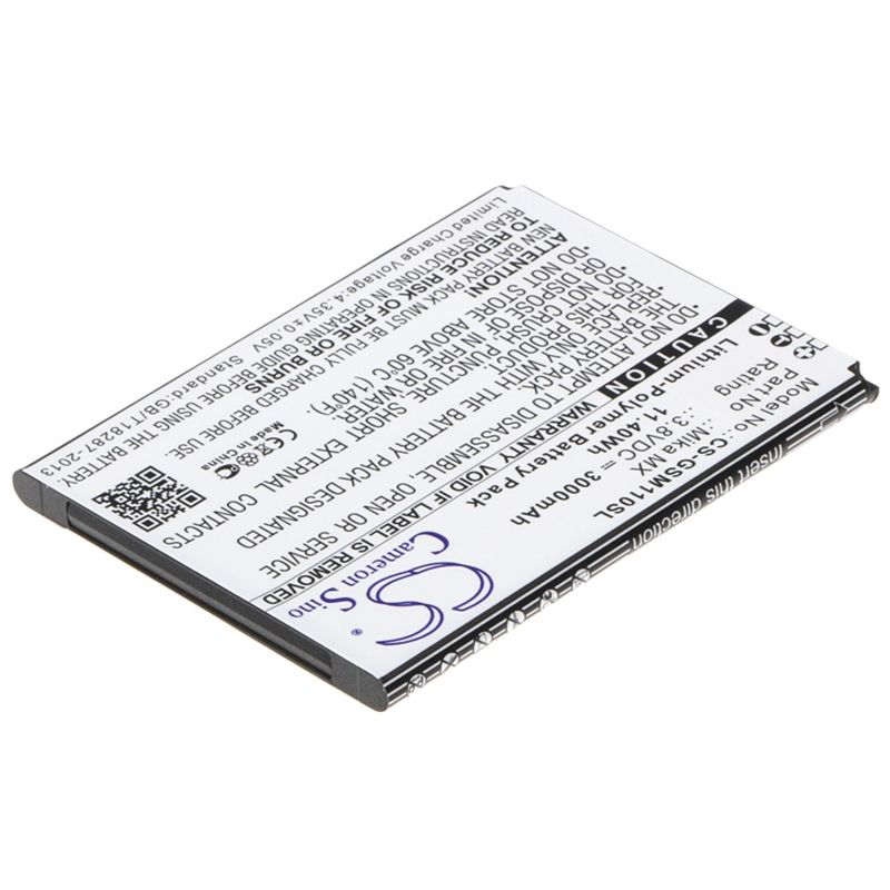 Li-Polymer Battery fits Gsmart, mika mx, mika mx dual sim lte 3.8V, 3000mAh Mobile & SmartPhone Cameron Sino Technology Limited