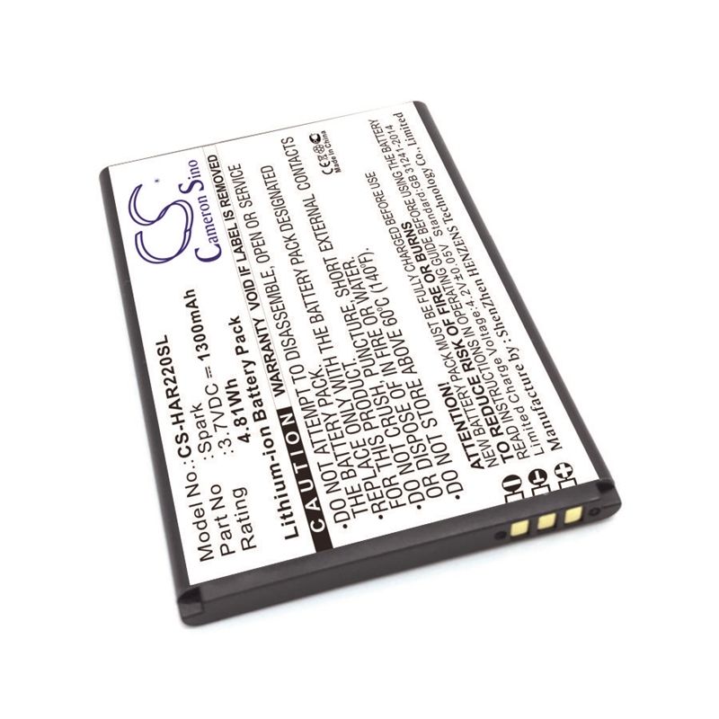 Li-ion Battery fits Highscreen, spark 3.7V, 1300mAh Mobile & SmartPhone Cameron Sino Technology Limited