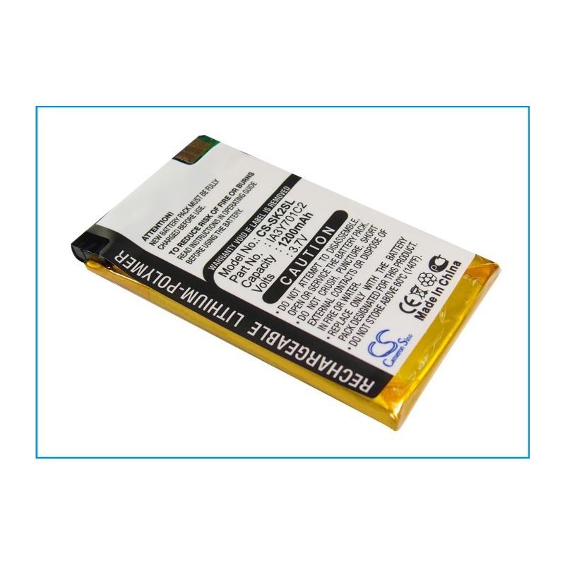 Li-Polymer Battery fits Hip top, danger 2, sharp, pv-100tg 3.7V, 1200mAh Communications Cameron Sino Technology Limited