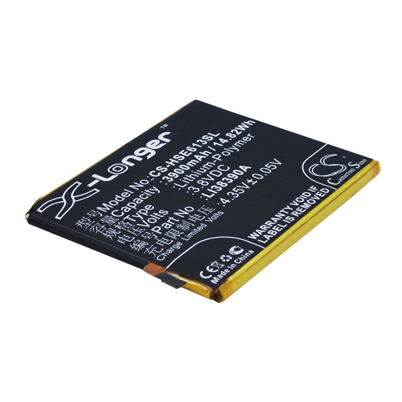 Li-Polymer Battery fits Hisense, e613m 3.8V, 3900mAh Communications Cameron Sino Technology Limited (Suspended)
