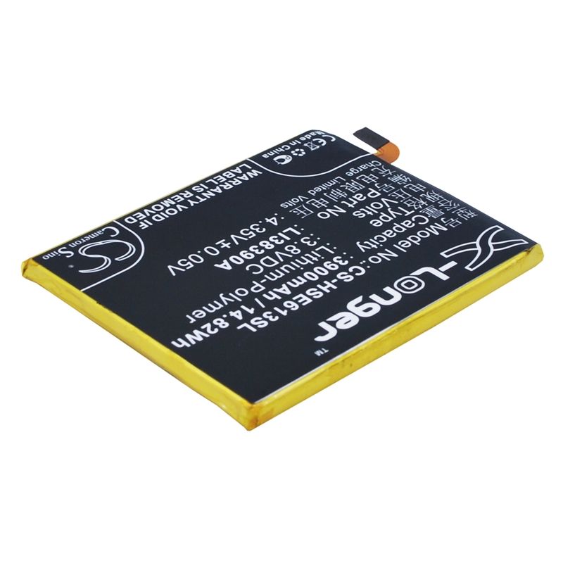 Li-Polymer Battery fits Hisense, e613m 3.8V, 3900mAh Communications Cameron Sino Technology Limited (Suspended)