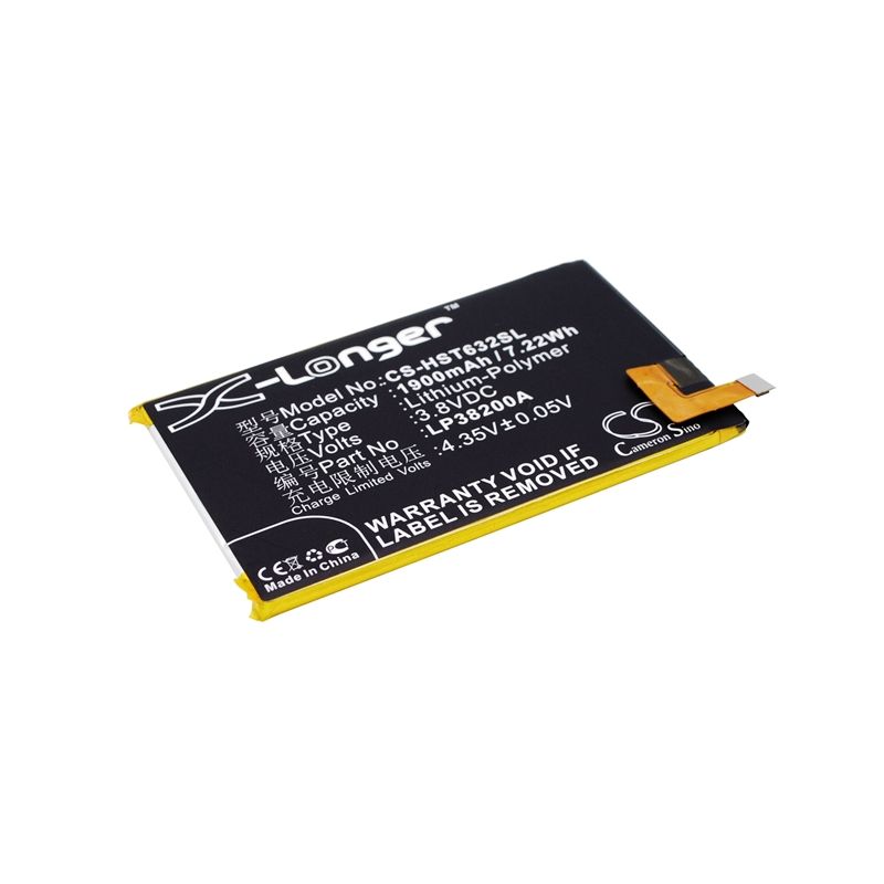 Li-Polymer Battery fits Hisense, hs-i632m, i632m 3.8V, 1900mAh Communications Cameron Sino Technology Limited (Suspended)