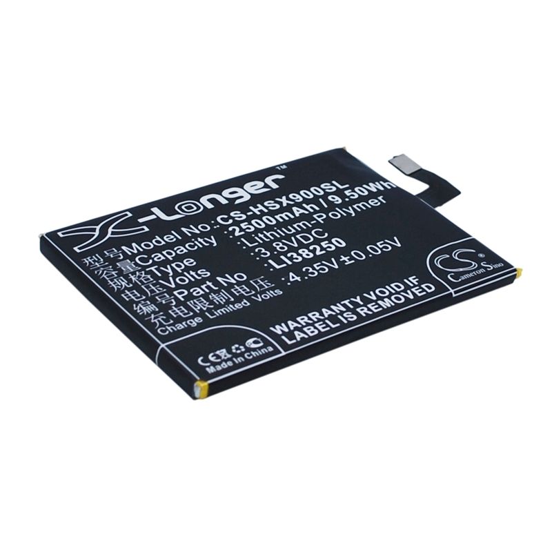 Li-Polymer Battery fits Hisense, hs-x5t, x5t, x9t 3.8V, 2500mAh Mobile & SmartPhone Cameron Sino Technology Limited
