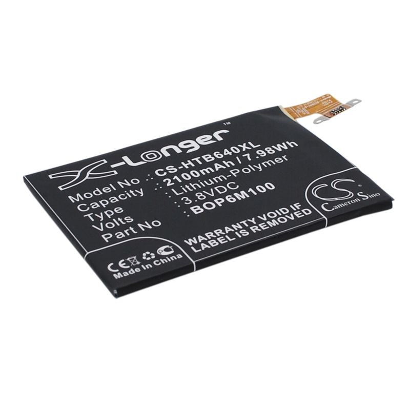 Li-Polymer Battery fits Htc, 0p6b640, 0p8b200, htc6515l 3.8V, 2100mAh Mobile & SmartPhone Cameron Sino Technology Limited