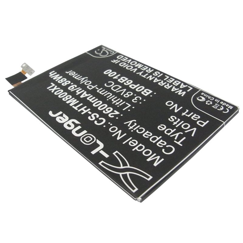 Li-polymer Battery Fits Htc, 0p8b200, 0paj5, 0paj500 3.8v, 2600mah Mobile & SmartPhone Cameron Sino Technology Limited