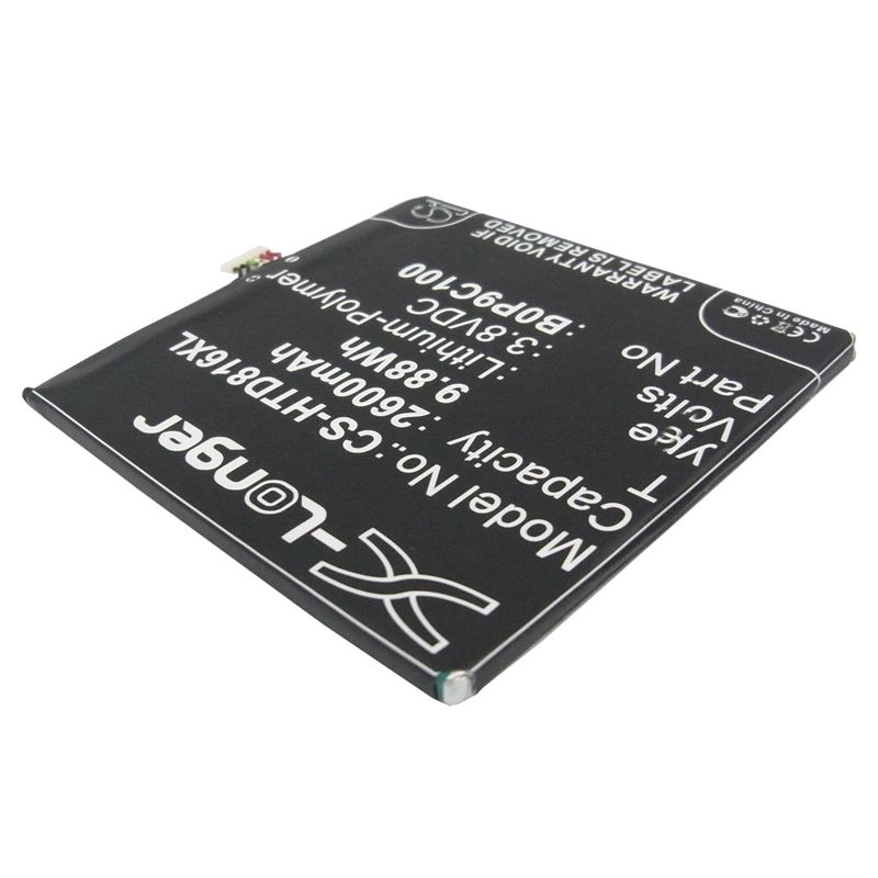 Li-polymer Battery Fits Htc, 0p9c300, A5, D816d 3.8v, 2600mah Mobile & SmartPhone Cameron Sino Technology Limited