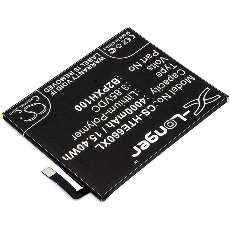 Li-Polymer Battery fits Htc, 2pxh100, e66, one x10 3.85V, 4000mAh Mobile & SmartPhone Cameron Sino Technology Limited