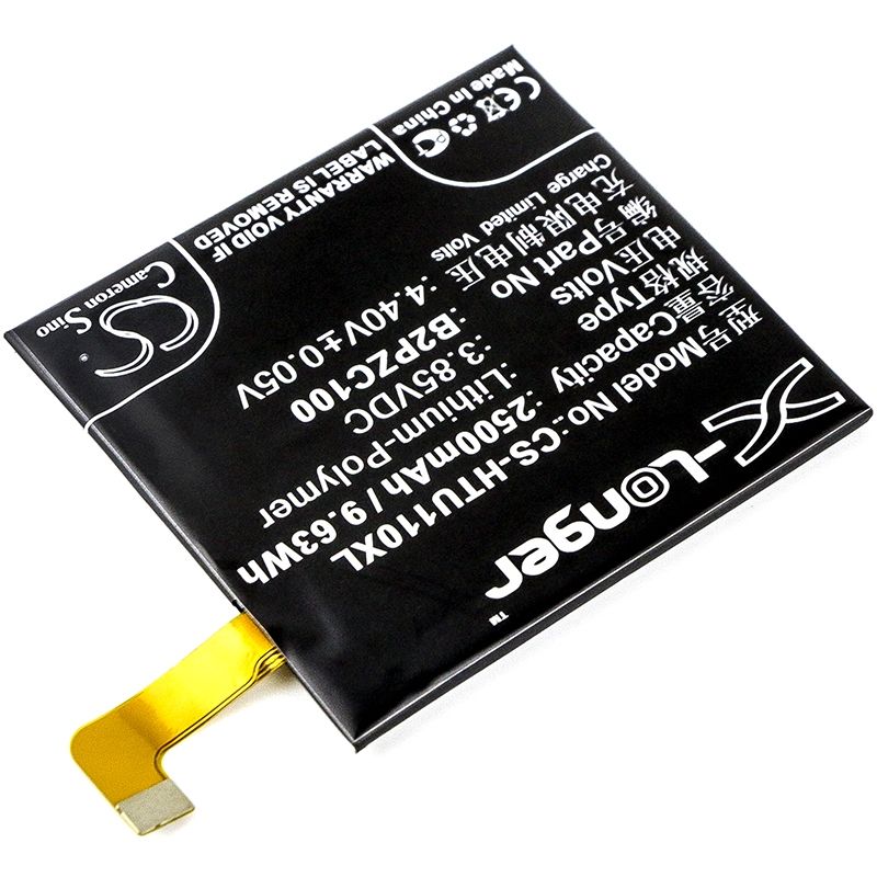 Li-polymer Battery Fits Htc, 2pzc, 2pzc100, 601ht 3.85v, 2500mah Mobile & SmartPhone Cameron Sino Technology Limited