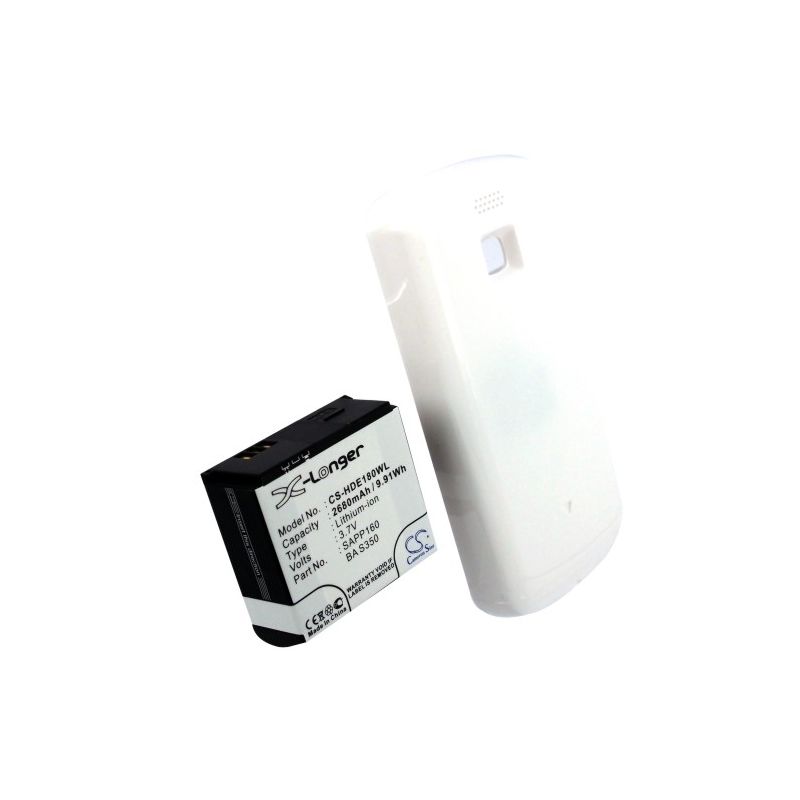 White 3.7V 2680mAh Htc, a6161, magic, pioneer Replacement Battery Mobile & SmartPhone Cameron Sino Technology Limited
