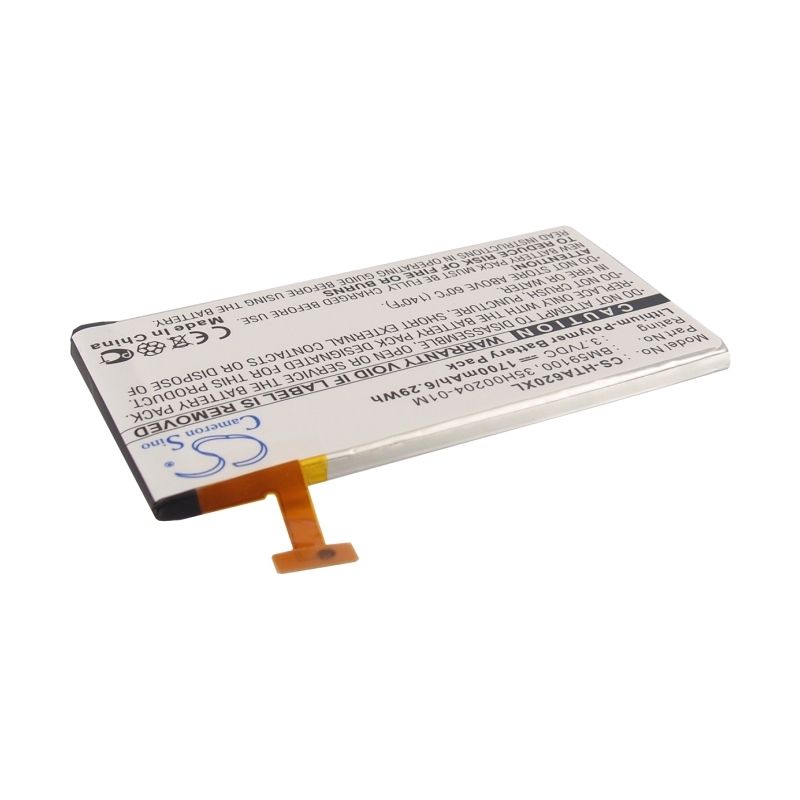 Li-Polymer Battery fits Htc, a620, a620e, a620t 3.7V, 1700mAh Communications Cameron Sino Technology Limited (Suspended)