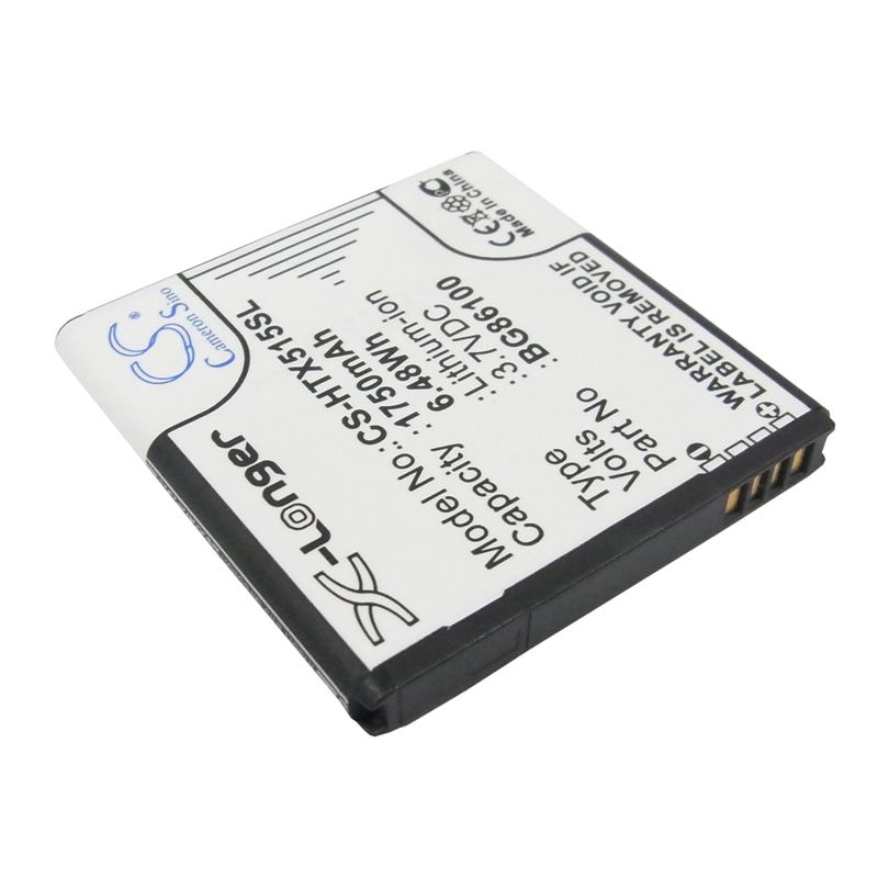 Li-ion Battery Fits Htc, C470, Evo 3d, Evo 4g 3.7v, 1750mah Mobile & SmartPhone Cameron Sino Technology Limited