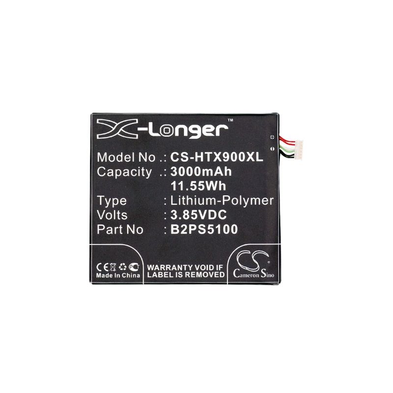 Li-polymer Battery Fits Htc, D10i, D10u, D10w 3.85v, 3000mah Mobile & SmartPhone Cameron Sino Technology Limited