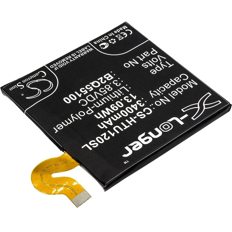 Li-Polymer Battery fits Htc, exodus 1, exodus 1 global, exodus 1 global dual sim 3.85V, 3400mAh Mobile & SmartPhone Cameron Sino Technology Limited