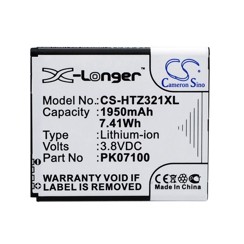 Li-ion Battery fits Htc, hti13, isw13ht, j isw13ht 3.8V, 1950mAh Mobile & SmartPhone Cameron Sino Technology Limited