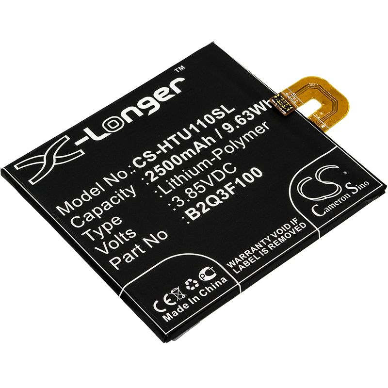 Li-Polymer Battery fits Htc, ocean life, u11 life, u11 life global lte-a 3.85V, 2500mAh Mobile & SmartPhone Cameron Sino Technology Limited