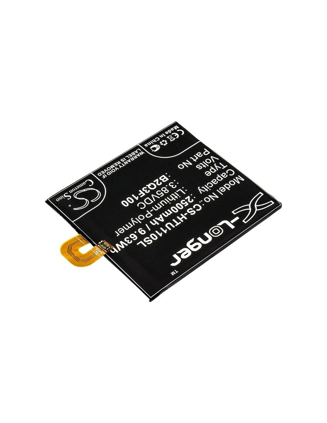 Li-Polymer Battery fits Htc, ocean life, u11 life, u11 life global lte-a 3.85V, 2500mAh Mobile & SmartPhone Cameron Sino Technology Limited