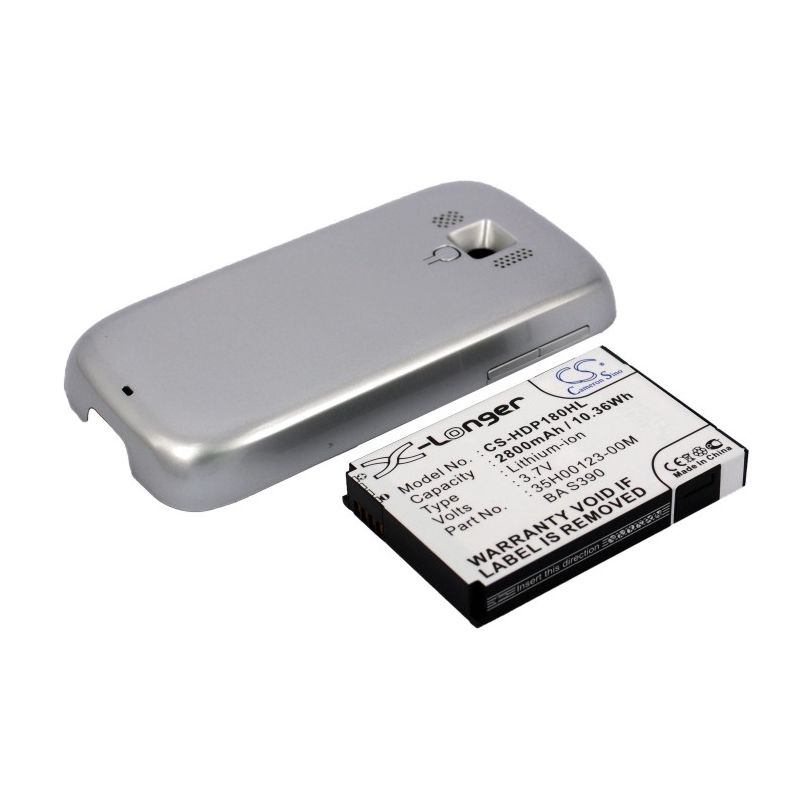 Silver 3.7V 2800mAh Htc, rhod100, t7373, touch pro 2 Replacement Battery Mobile & SmartPhone Cameron Sino Technology Limited