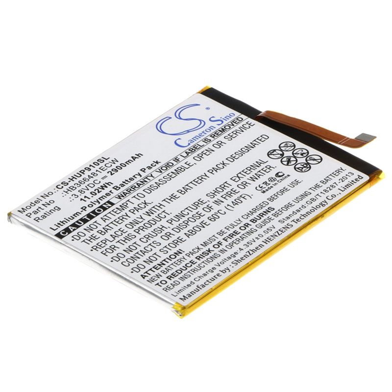 Li-polymer Battery Fits Huawei, 6 2018 Dual Sim, 6 2018 Dual Sim Lte, 6x 3.8v, 2900mah Mobile & SmartPhone Cameron Sino Technology Limited