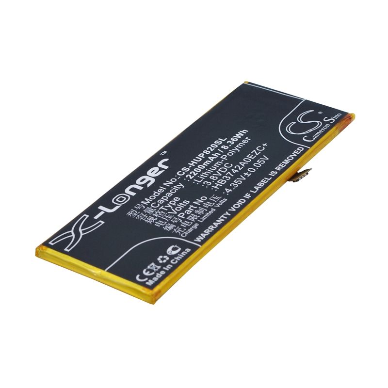 Li-polymer Battery Fits Huawei, Ale-cl00, Ale-cl10, Ale-l04 3.8v, 2200mah Mobile & SmartPhone Cameron Sino Technology Limited