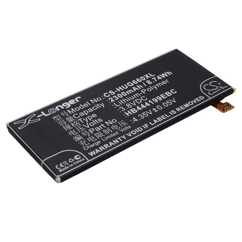 Li-Polymer Battery fits Huawei, ascend g660, ascend g660-l075, ascend g660-l75 3.8V, 2300mAh Mobile & SmartPhone Cameron Sino Technology Limited