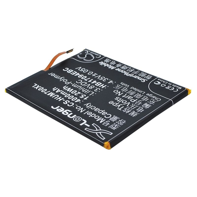 Li-Polymer Battery fits Huawei, ascend mate 7, ascend mate 7 dual sim, mt7-cl00 3.8V, 4000mAh Mobile & SmartPhone Cameron Sino Technology Limited