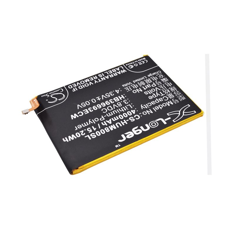 Li-polymer Battery Fits Huawei, Ascend Mate 8, Ascend Mate 8 Dual Sim, M200-ul00 3.8v, 4000mah Mobile & SmartPhone Cameron Sino Technology Limited