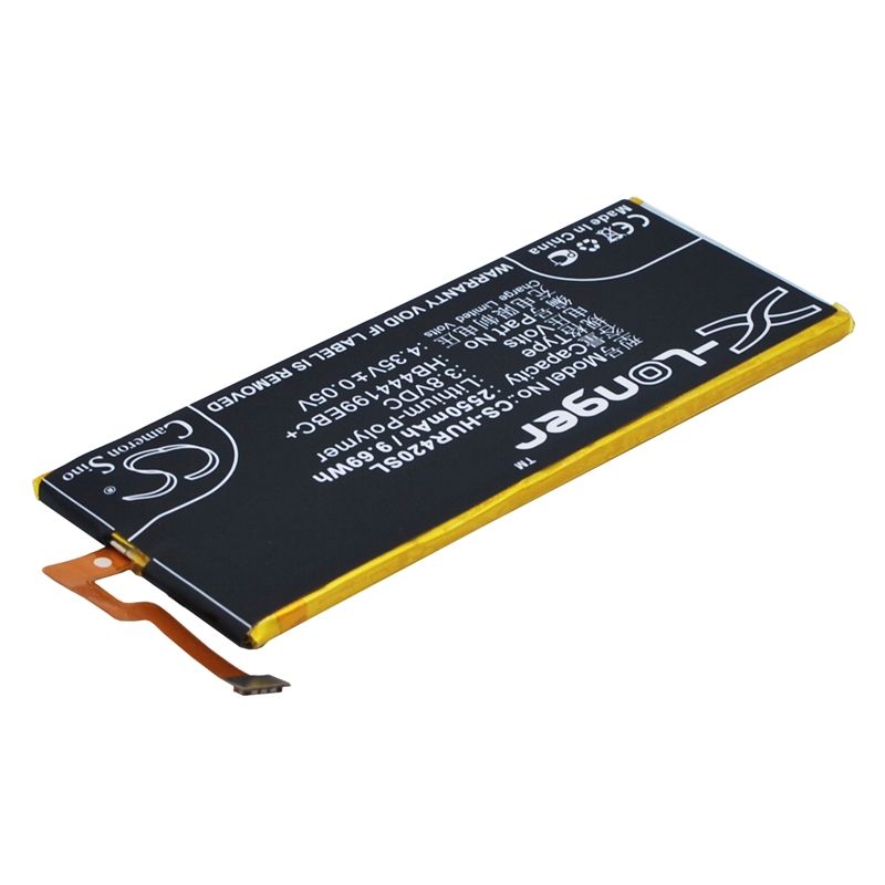 Li-polymer Battery Fits Huawei, C8818, Chc-u01, Chm- Cl00 3.8v, 2550mah Mobile & SmartPhone Cameron Sino Technology Limited