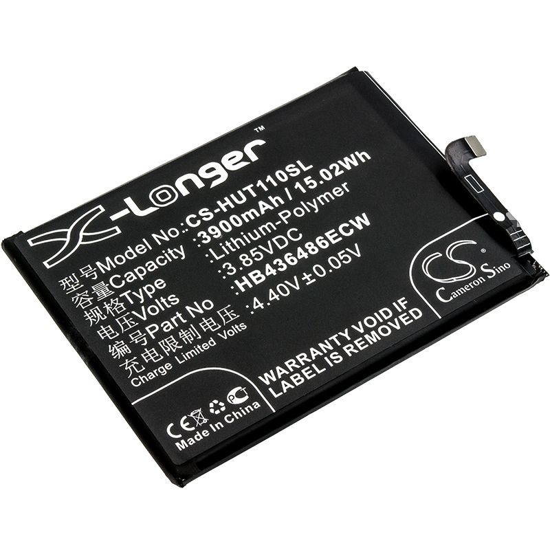 Li-Polymer Battery fits Huawei, g10 dual sim, g10 dual sim td-lte, g10 plus 3.85V, 3900mAh Mobile & SmartPhone Cameron Sino Technology Limited