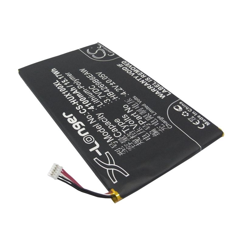 Li-Polymer Battery fits Huawei, honor x1 4g 7d-504l, honor x1 7d-504l 3.7V, 4100mAh Mobile & SmartPhone Cameron Sino Technology Limited