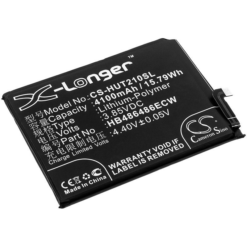 Li-Polymer Battery fits Huawei, lya-al00, lya-al00p, lya-l09 3.85V, 4100mAh Mobile & SmartPhone Cameron Sino Technology Limited