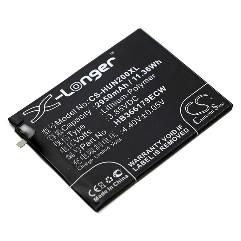 Li-Polymer Battery fits Huawei, nova 2, nova 2 dual sim, pic-al00 3.85V, 2950mAh Mobile & SmartPhone Cameron Sino Technology Limited