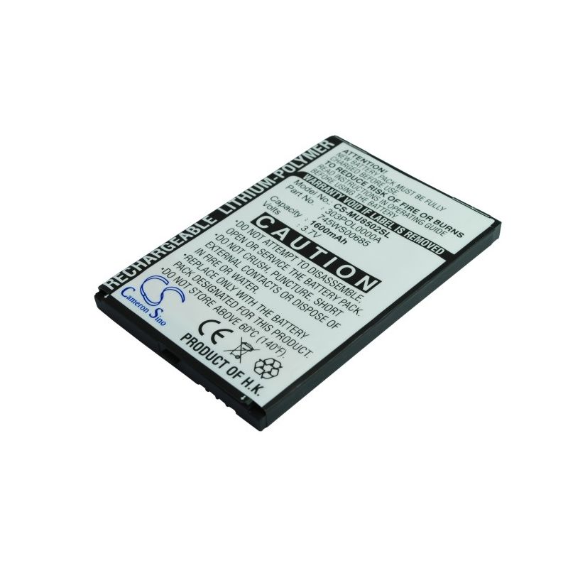 Li-Polymer Battery fits I-mate, ultimate 8502 3.7V, 1600mAh Mobile & SmartPhone Cameron Sino Technology Limited