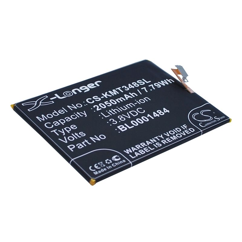 Li-ion Battery fits Kazam, thunder 348, tornado 348 3.8V, 2050mAh Mobile & SmartPhone Cameron Sino Technology Limited