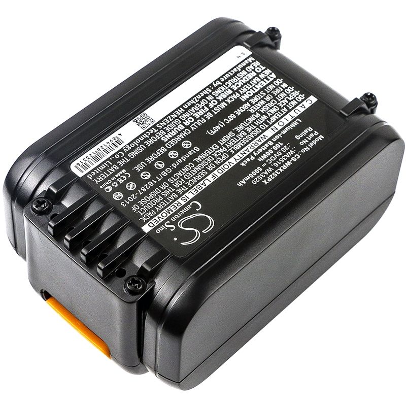 Li-ion Battery fits Worx, Wg154e, Wg160e, Wg160e.5 20.0V, 5000mAh Power Tools Cameron Sino Technology Limited