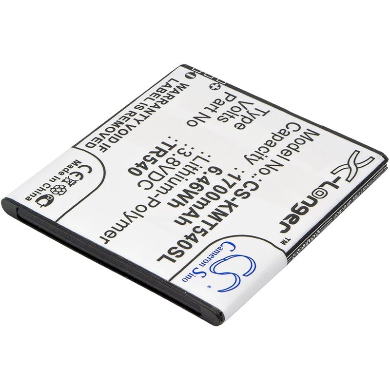 Li-Polymer Battery fits Kazam, trooper 540 3.8V, 1700mAh Mobile & SmartPhone Cameron Sino Technology Limited