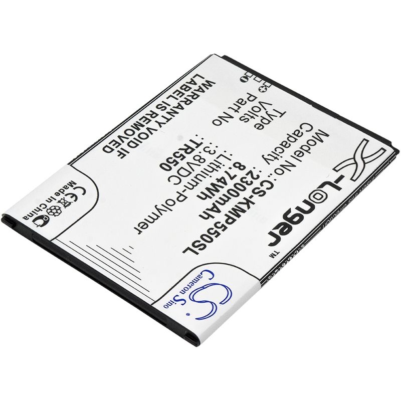 Li-Polymer Battery fits Kazam, trooper 550 3.8V, 2300mAh Communications Cameron Sino Technology Limited (Suspended)