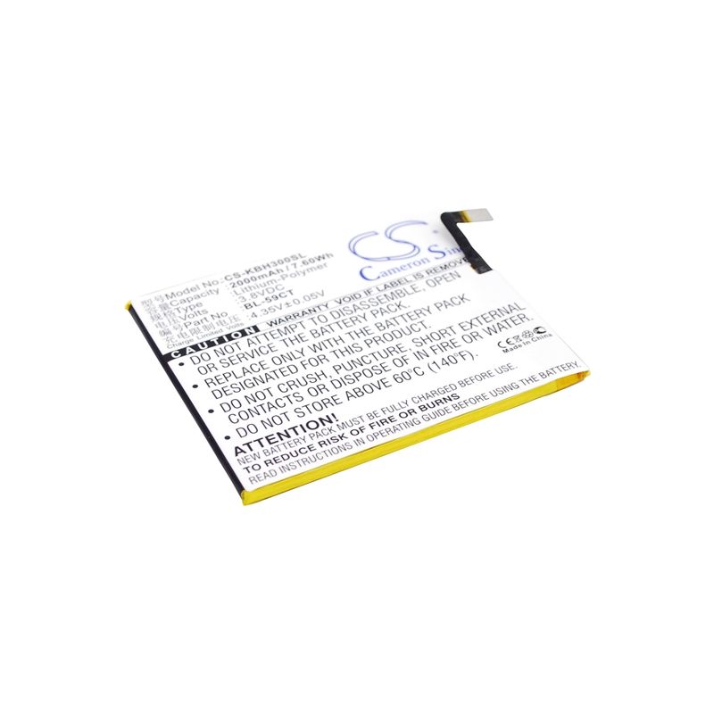 Li-Polymer Battery fits Koobee, h3 3.8V, 2000mAh Communications Cameron Sino Technology Limited (Suspended)