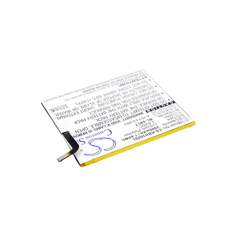 Li-Polymer Battery fits Koobee, h3 3.8V, 2000mAh Communications Cameron Sino Technology Limited (Suspended)