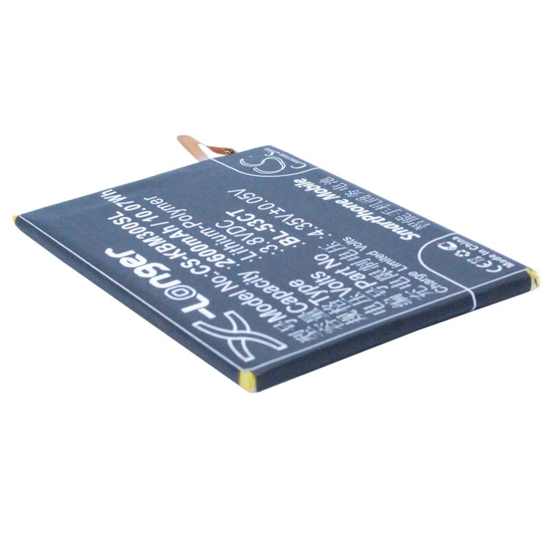 Li-Polymer Battery fits Koobee, m3 3.8V, 2650mAh Mobile & SmartPhone Cameron Sino Technology Limited