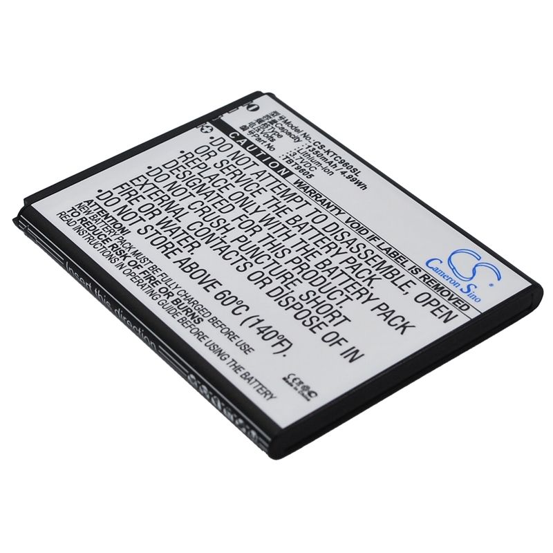 Li-ion Battery fits K-touch, c960t, c986t, t60 3.7V, 1350mAh Communications Cameron Sino Technology Limited (Suspended)