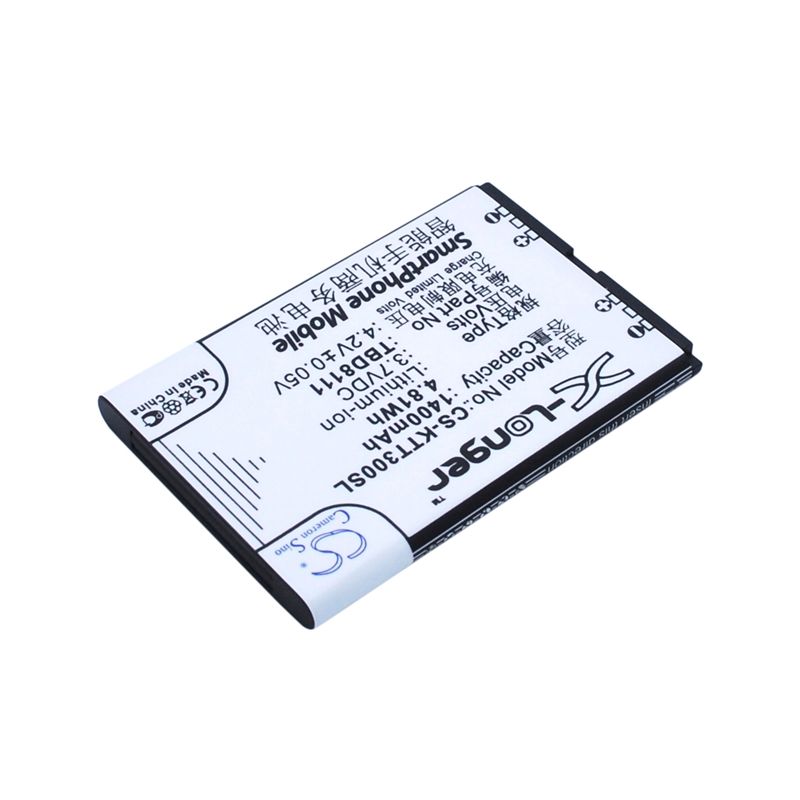Li-ion Battery fits K-touch, d5800, e339, e359 3.7V, 1400mAh Communications Cameron Sino Technology Limited (Suspended)