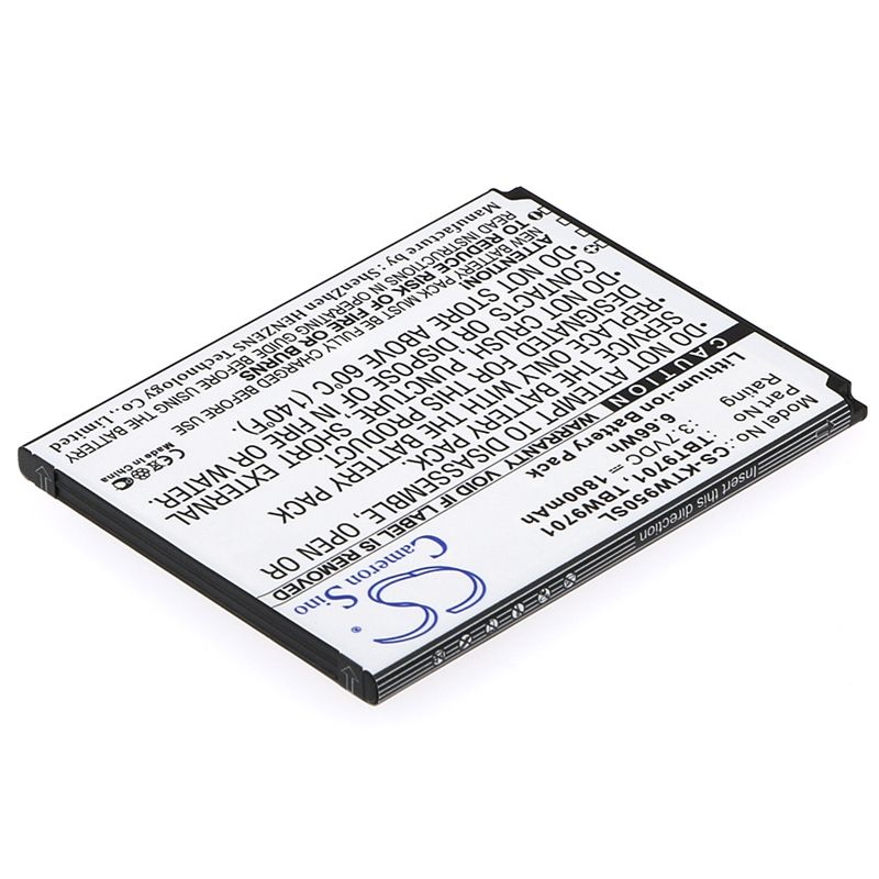 Li-ion Battery fits K-touch, e80, e88, kis 1 3.7V, 1800mAh Mobile & SmartPhone Cameron Sino Technology Limited