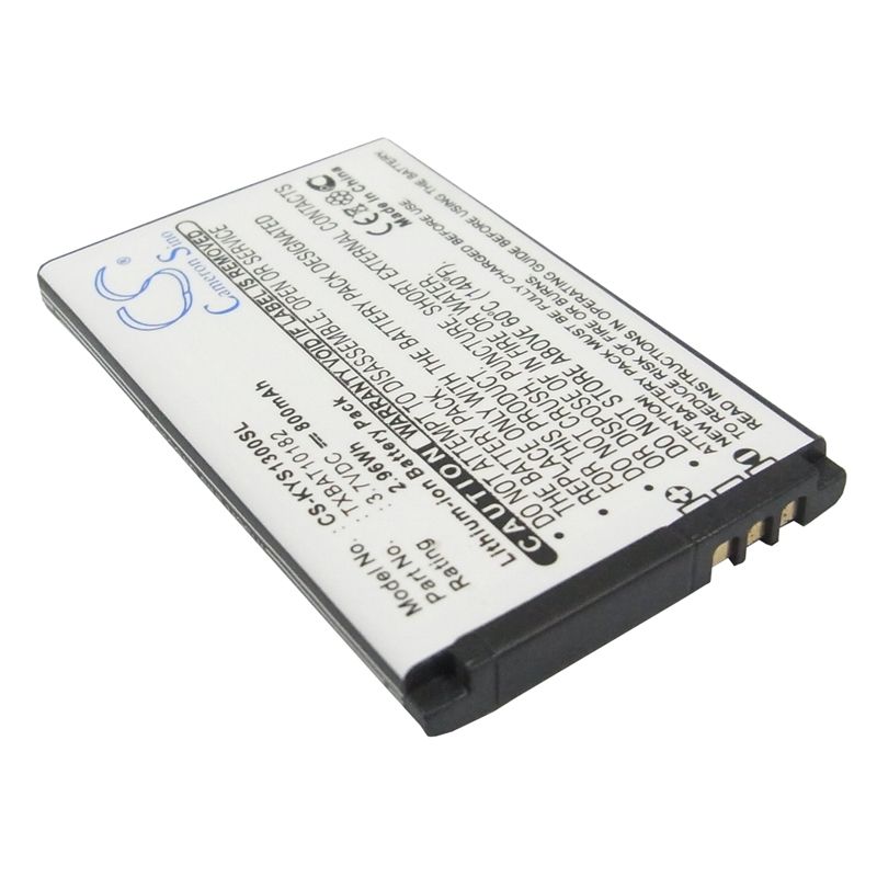 Li-ion Battery Fits Kyocera, Domino S1310, Jax S1300, Melo S1300 3.7v, 800mah Communications Cameron Sino Technology Limited