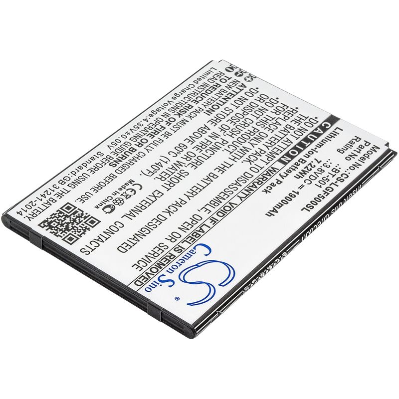 Li-ion Battery Fits Leagoo, Alfa 5 3.8v, 1900mah Mobile & SmartPhone Cameron Sino Technology Limited