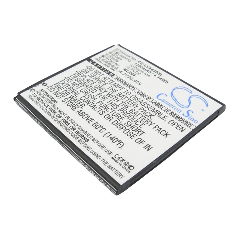Li-ion Battery fits Lenovo, a586, a630t, a670t 3.7V, 1200mAh Mobile & SmartPhone Cameron Sino Technology Limited