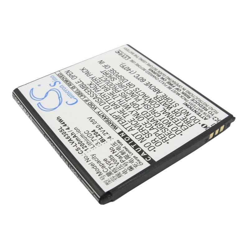 Li-ion Battery fits Lenovo, a586, a630t, a670t 3.7V, 1200mAh Mobile & SmartPhone Cameron Sino Technology Limited