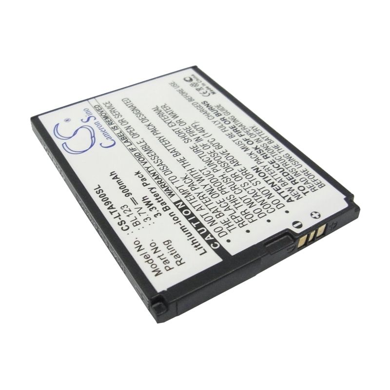 Li-ion Battery fits Lenovo, a900 3.7V, 900mAh Mobile & SmartPhone Cameron Sino Technology Limited