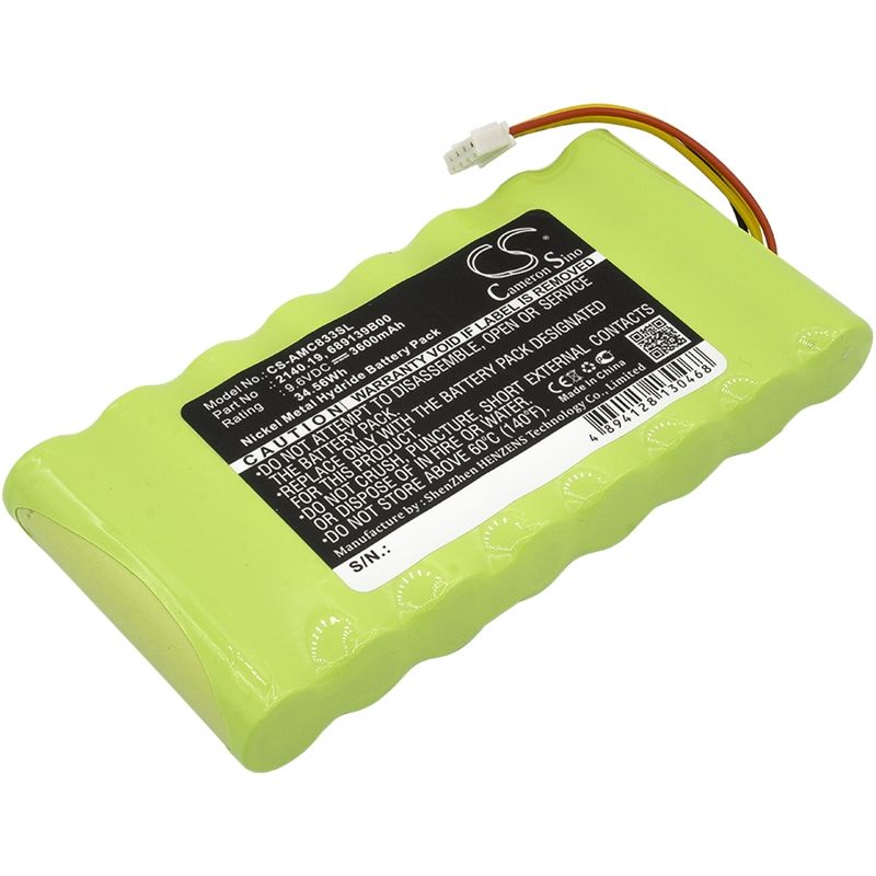 Ni-mh Battery Fits Amc, 3945/3945-b, 8333, 8335 9.6v, 3600mah Equipment & Survey & Test Cameron Sino Technology Limited