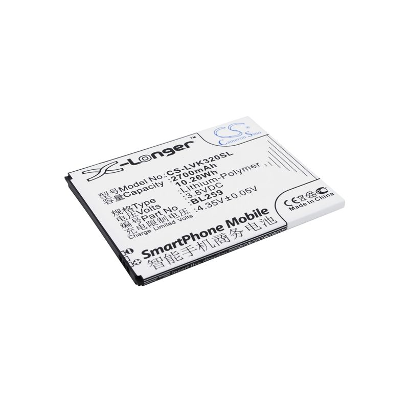 Li-polymer Battery Fits Lenovo, K32c36, Lemon 3, Lemon 3 Dual Sim Td-lte 3.8v, 2700mah Mobile & SmartPhone Cameron Sino Technology Limited